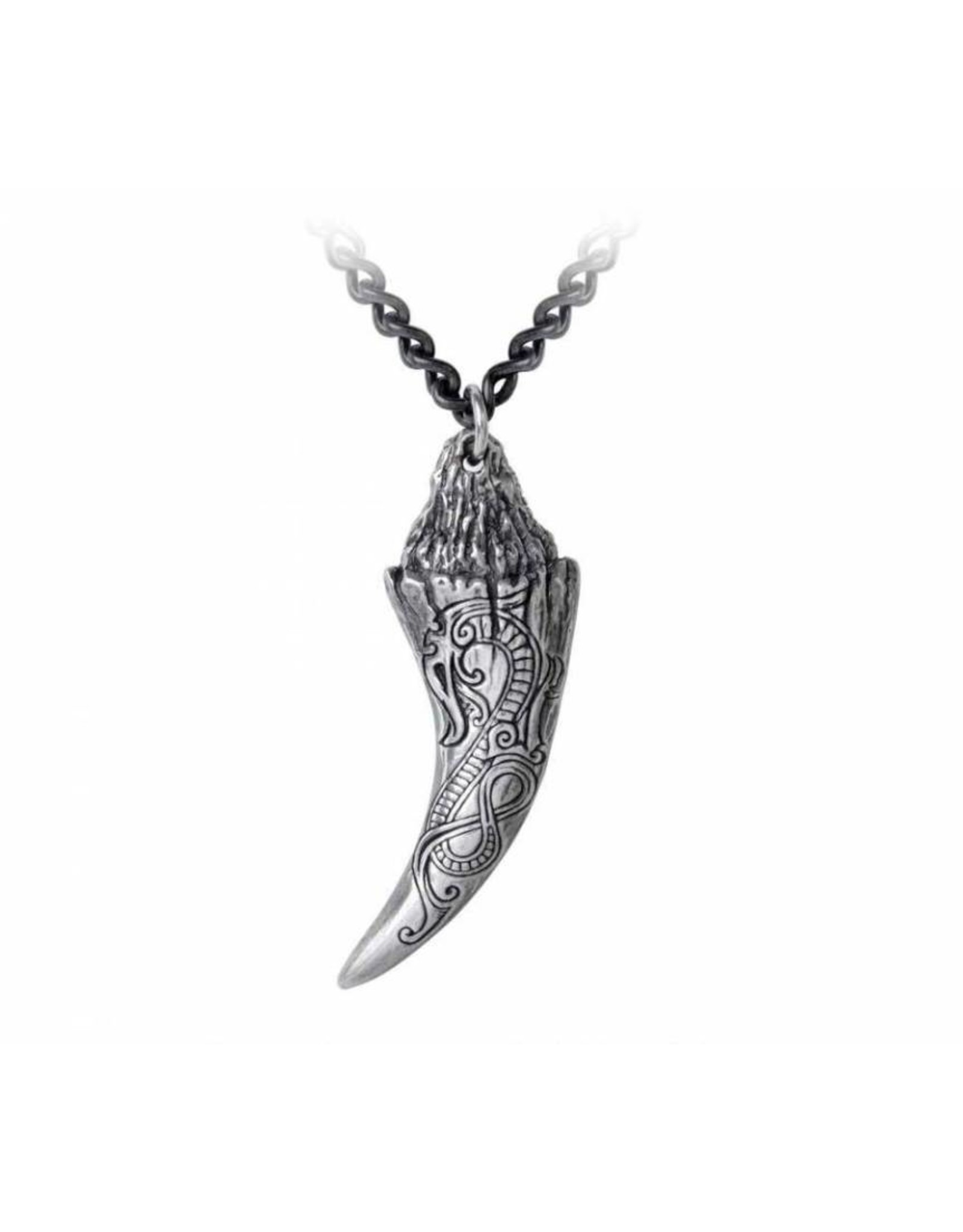 Alchemy Keltisch,- Viking ,- Gothic accessoires - Froda's Dragon Tooth Alchemy hanger en ketting