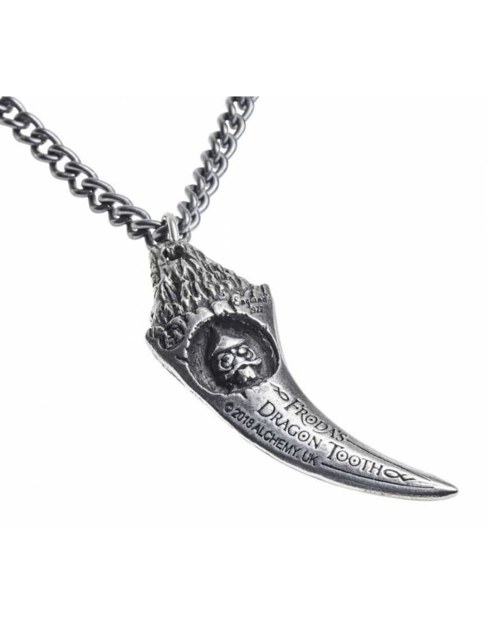 Alchemy Keltisch,- Viking ,- Gothic accessoires - Froda's Dragon Tooth Alchemy hanger en ketting