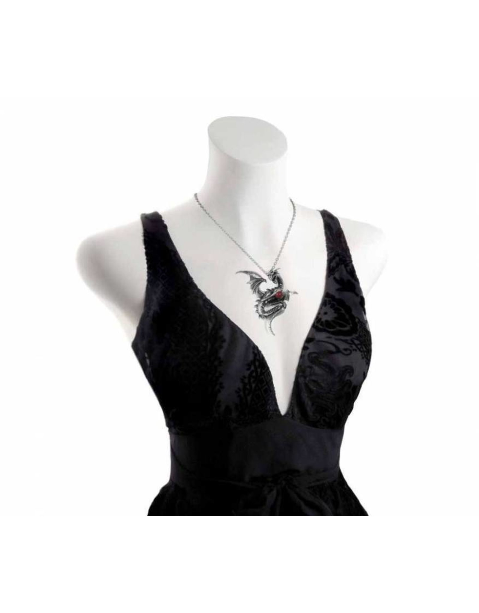 Alchemy Gothic jewellery Steampunk jewellery -  Dragon necklace Aethera Draconem - Alchemy