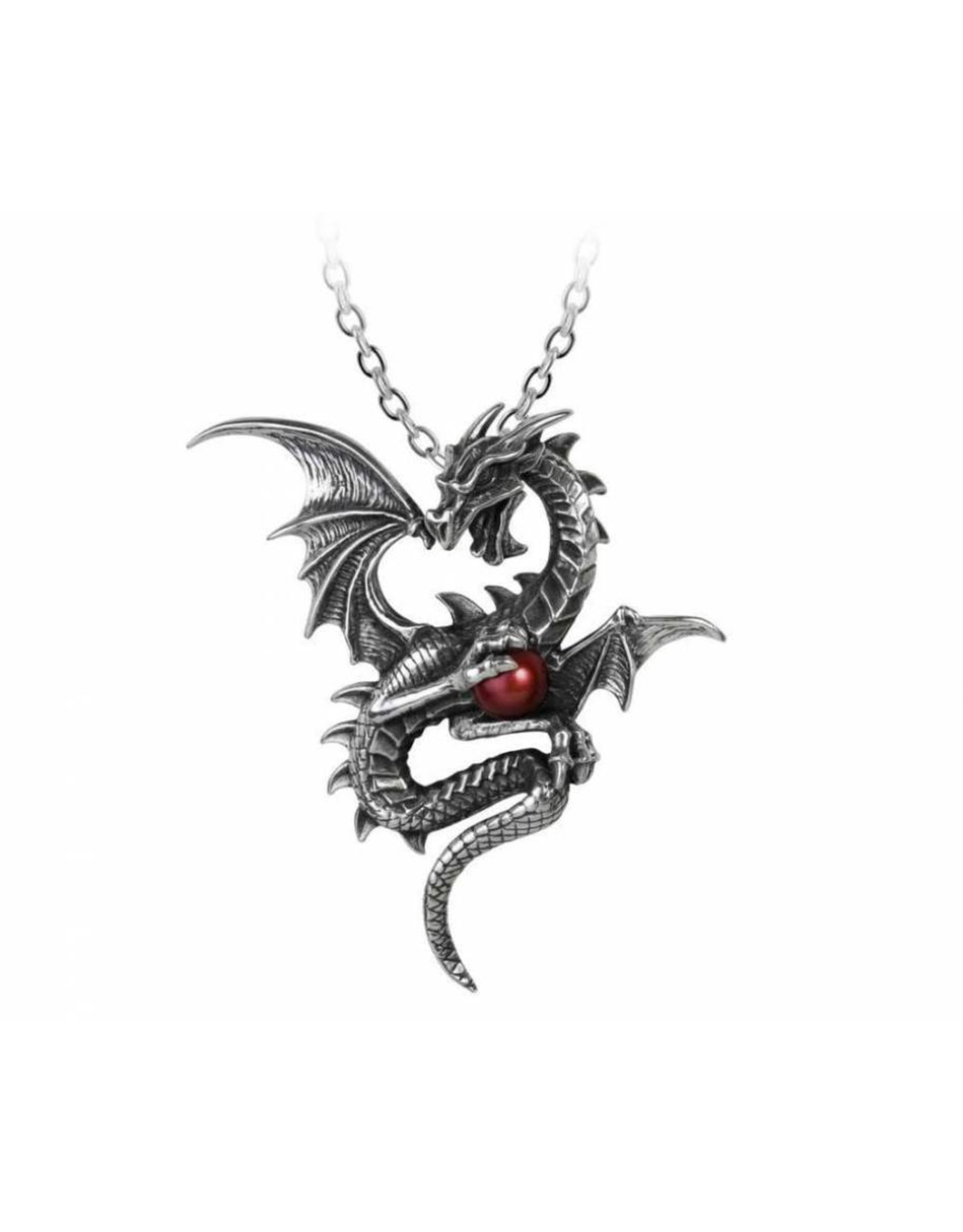 Alchemy Gothic jewellery Steampunk jewellery -  Dragon necklace Aethera Draconem - Alchemy