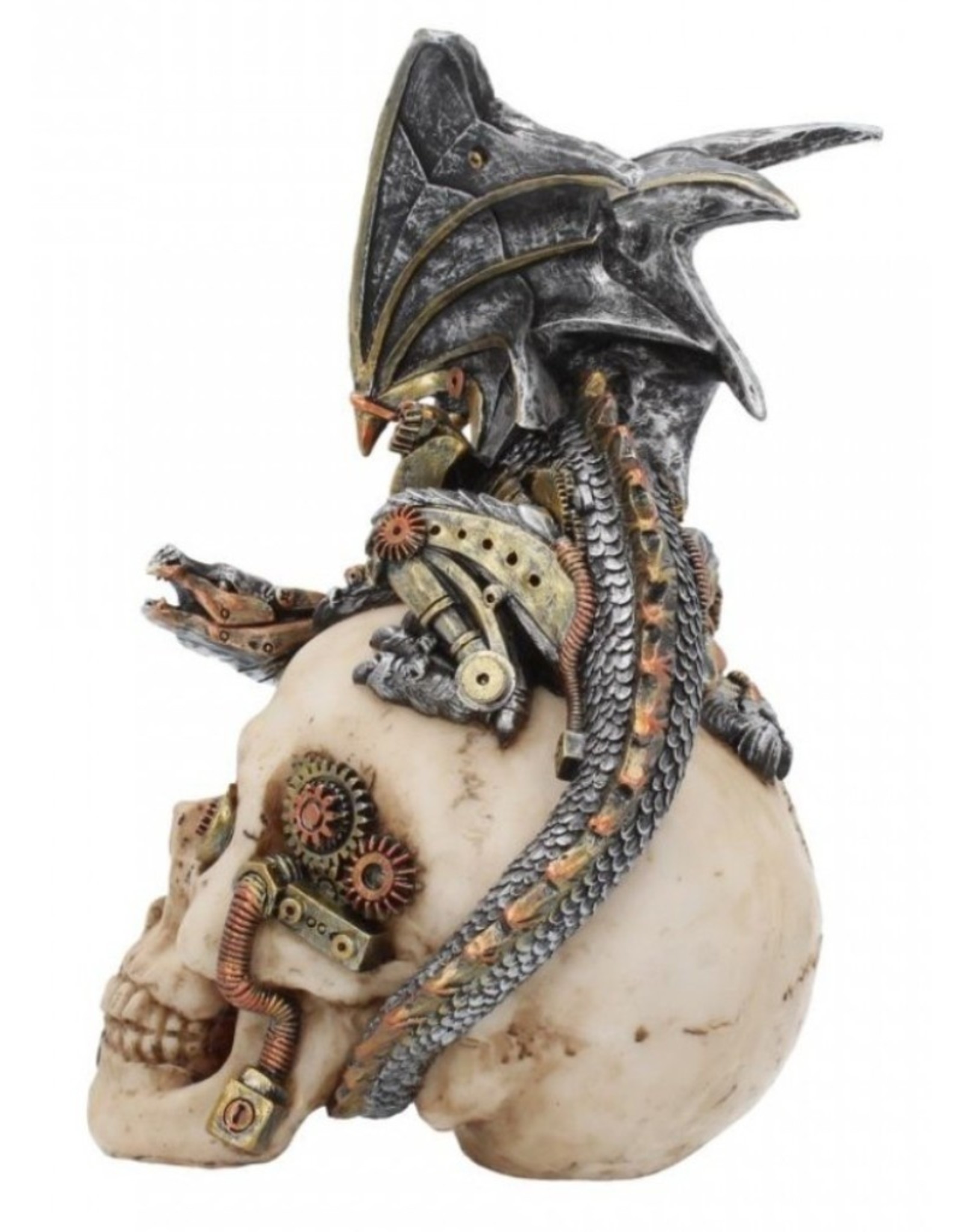 Alator Collectables -  Dragon on Skull Steel Wing