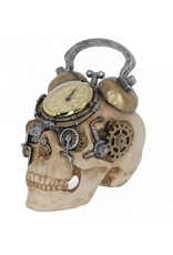 Alator Skulls - Skull met working clock The Final Countdown