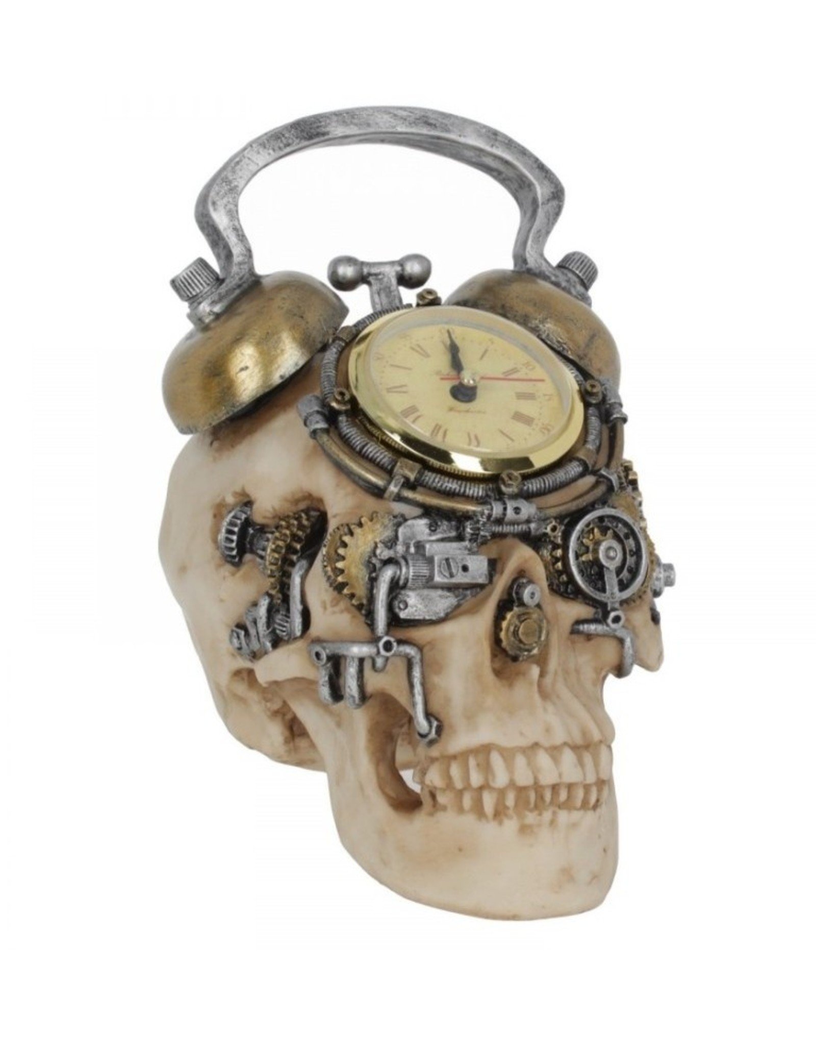 Alator Skulls - Skull met working clock The Final Countdown