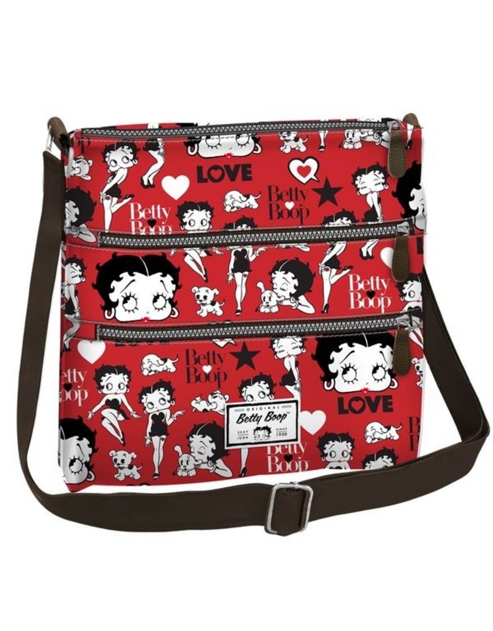 Betty Boop Betty Boop tassen - Betty Boop Schoudertas Love rood