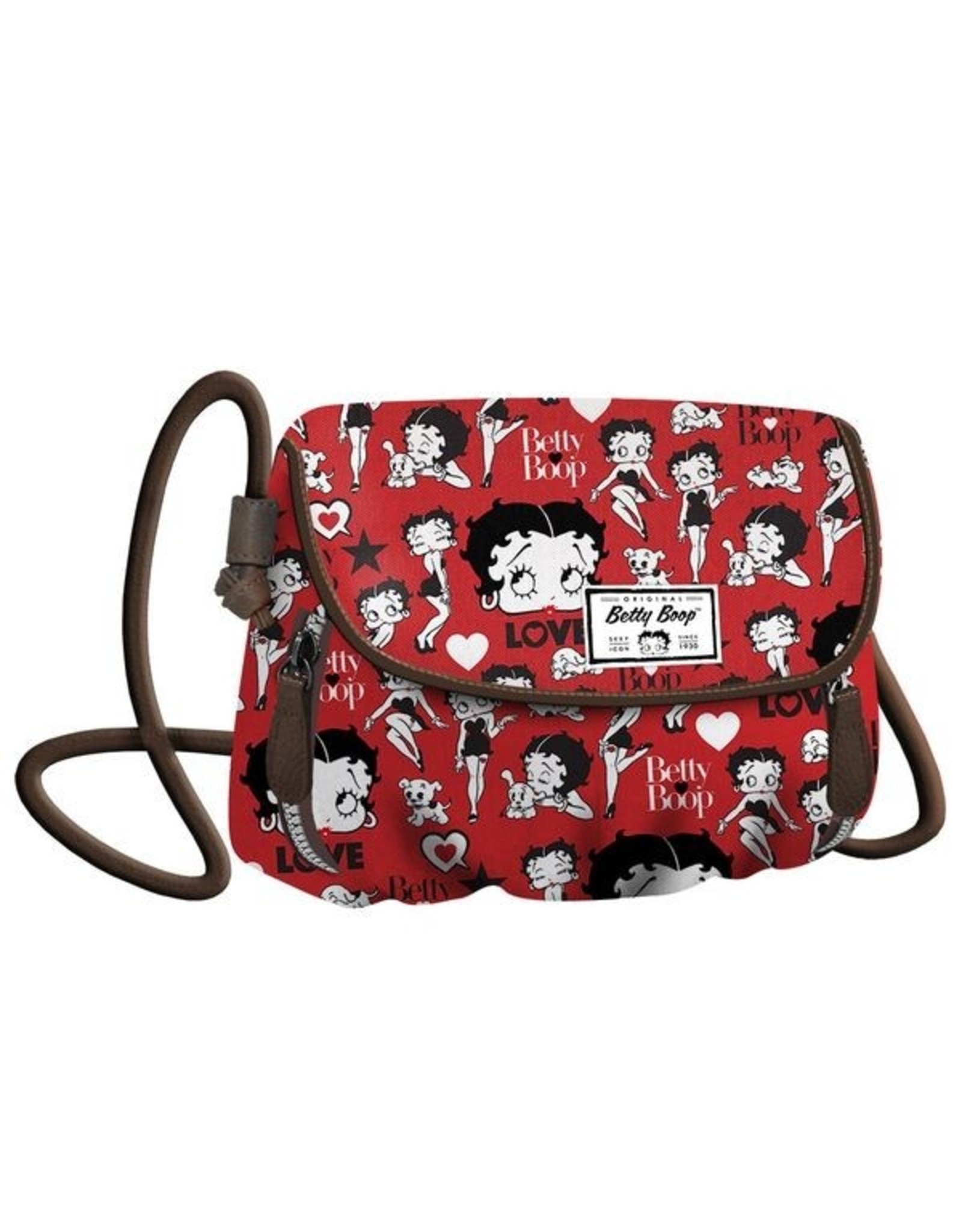 Betty Boop Betty Boop tassen  - Betty Boop Schoudertas Clamy rood