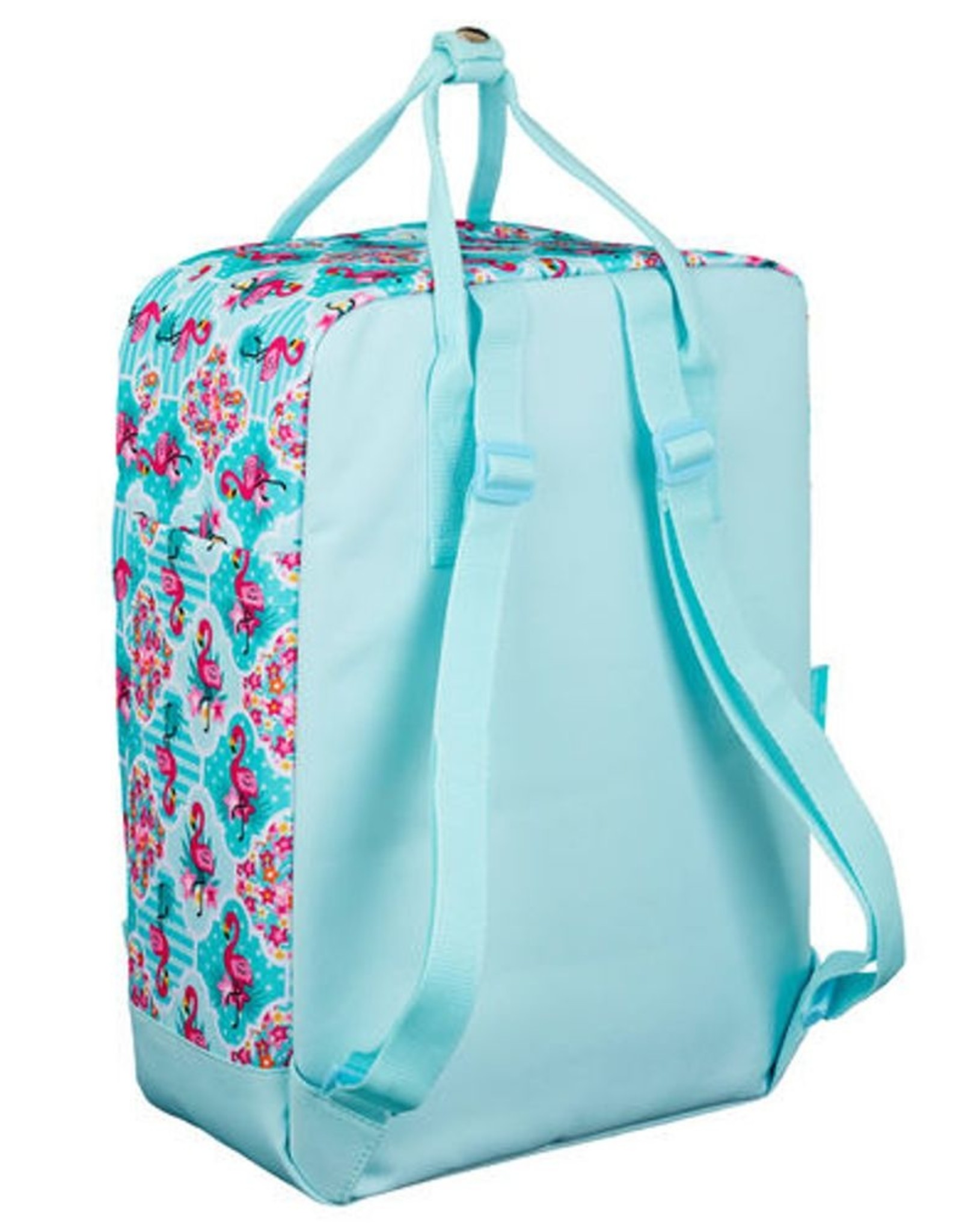 Moos Fantasy bags - Moos Flamingo Turquoise backpack rectangle