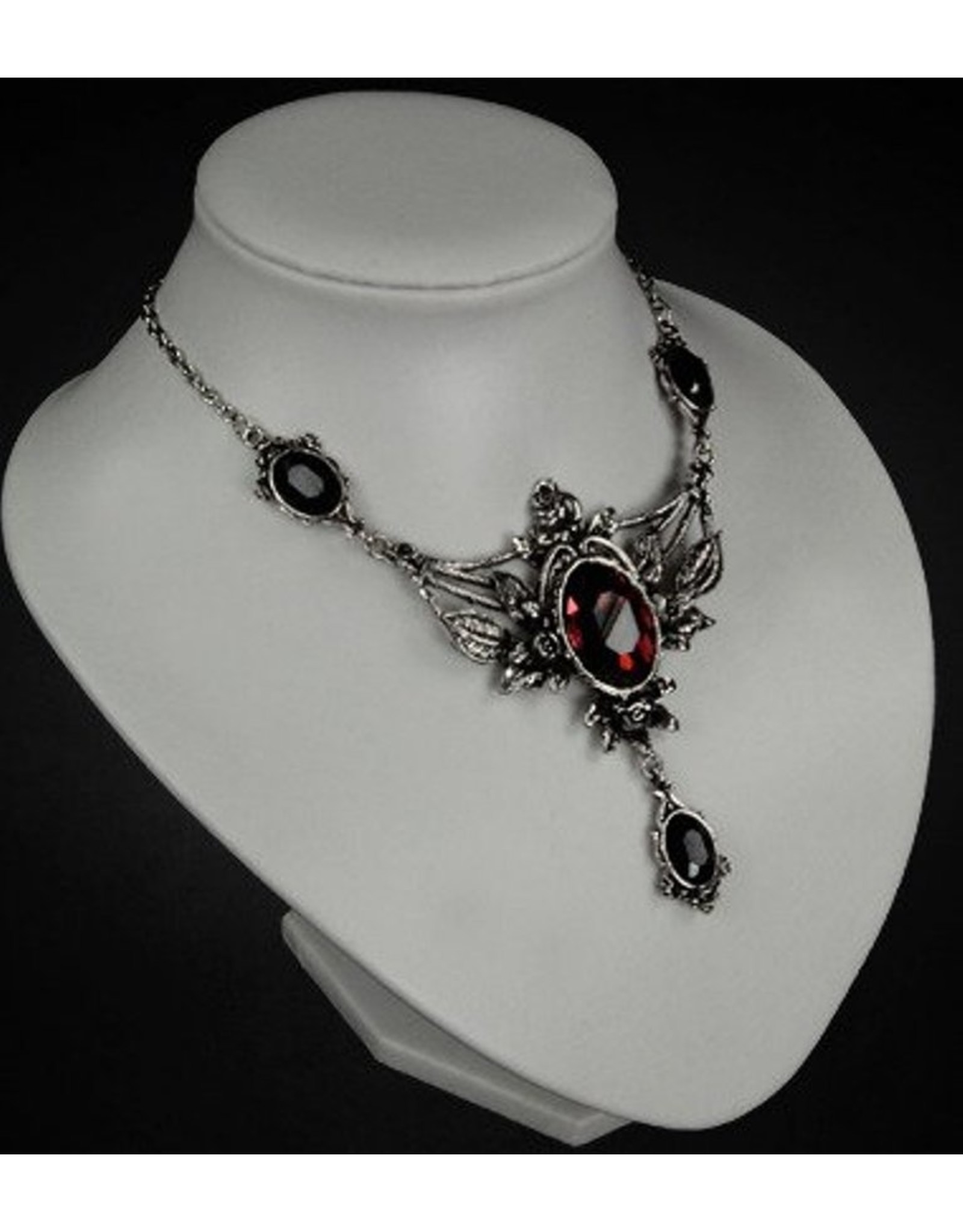 Restyle Gothic en Steampunk accessoires - Wild Roses Ketting met Hanger Restyle