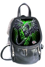 SheBlackDragon Gothic tassen Steampunk tassen - SheBlackDragon 3D Electric Dragon rugtas