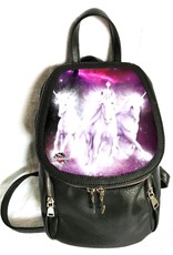 SheBlackDragon Fantasy bags - SheBlackDragon 3D lenticular Cosmic Unicorns backpack