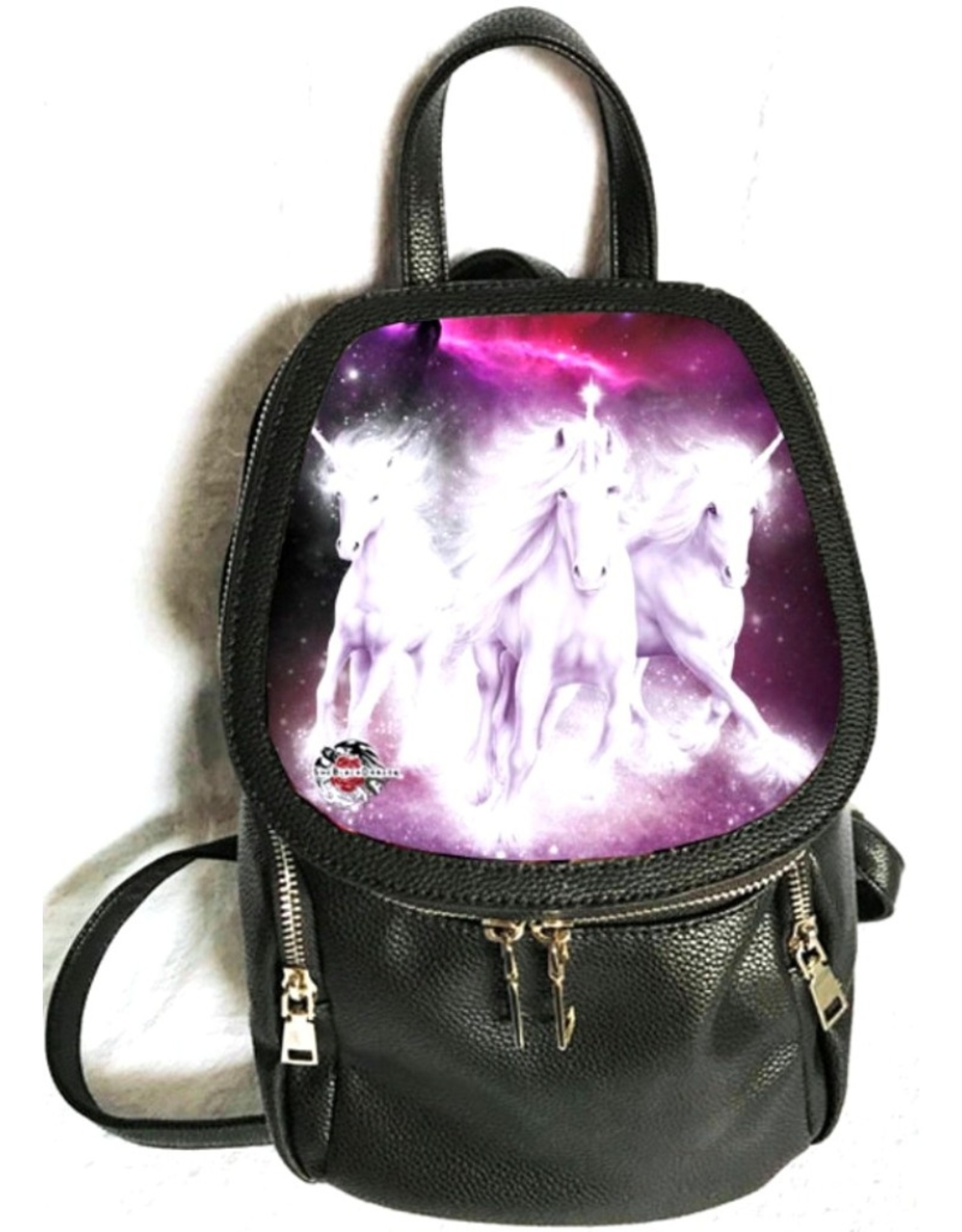 SheBlackDragon Fantasy bags - SheBlackDragon 3D lenticular Cosmic Unicorns backpack