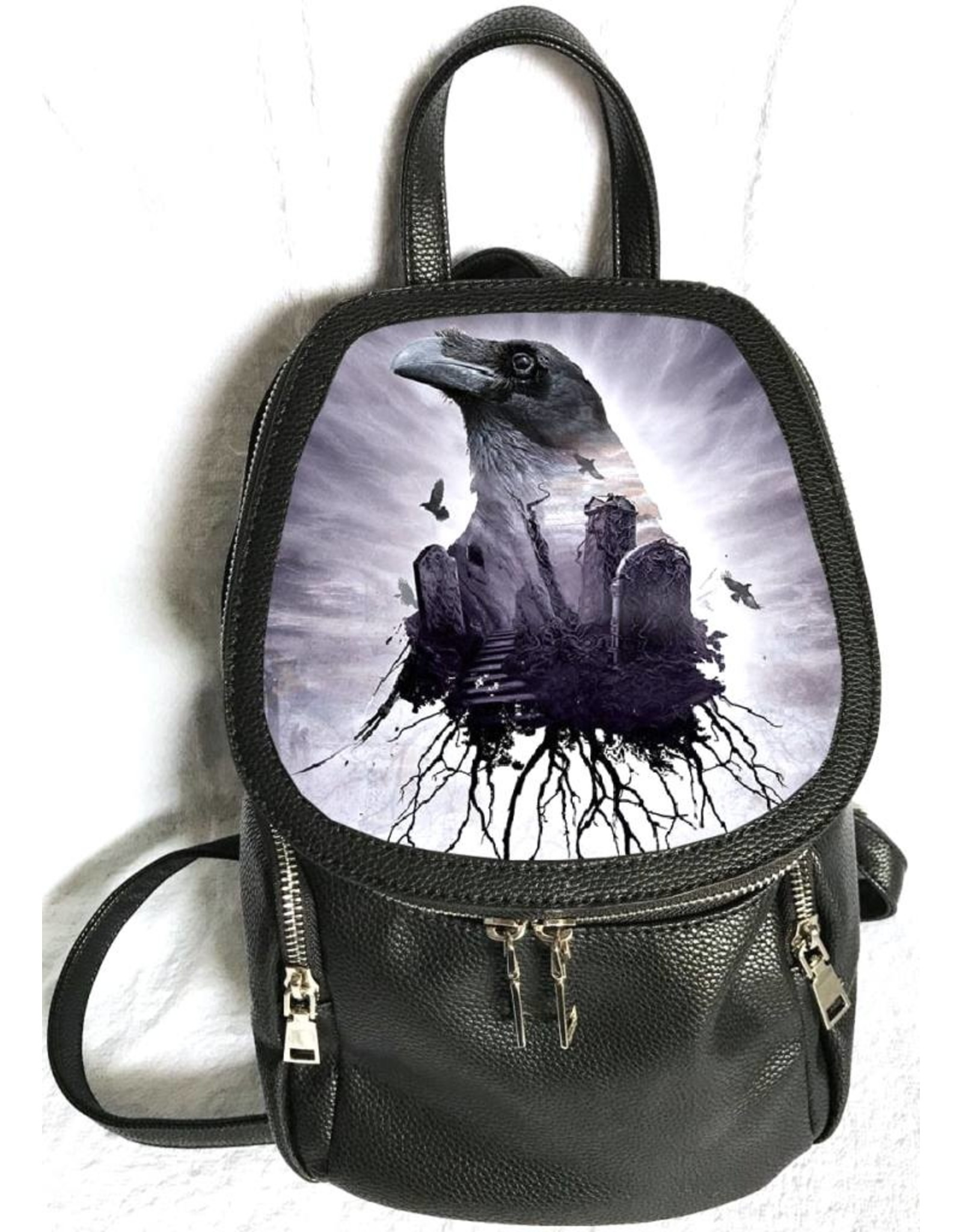 Alchemy Gothic bags Steampunk bags - Alchemy  lenticular backpack The Seer (Raven)