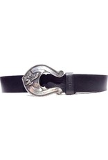 Acco Leather belts and buckles - Leather Belt with Buckle Old America - 90cm