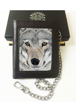 John Woodward 3D wallets - John J. Woodward 3D lenticular wallet Wolf