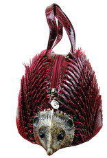 Magic Bags Fantasy bags and wallets - Hedgehog handbag (red)