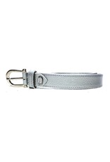 Hepco Leather belts - Leather Belt Silver Hepco