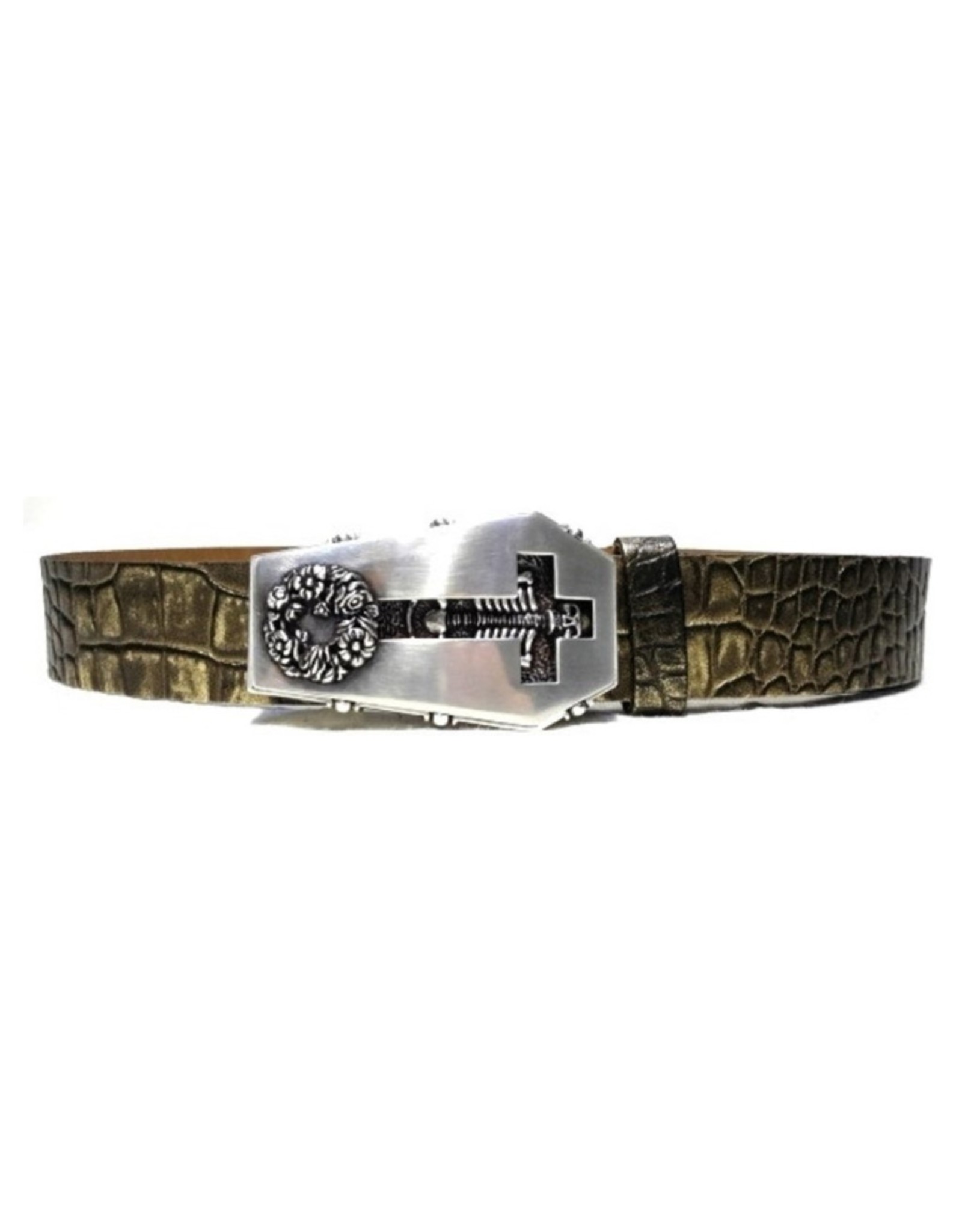 Acco Leather belts and buckles - Leather Belt with Buckle Casket