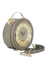 Trukado Fantasy bags - Fantasy shoulder bag with working clock grey