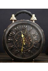 Magic Bags Fantasy bags - Steampunk Clock bag with Working clock antique black