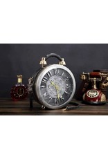 Magic Bags Fantasy bags - Fantasy bag with real working clock grey