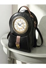 Magic Bags Gothic bags Steampunk bags - Stempunk Backpack with Real Working Clock