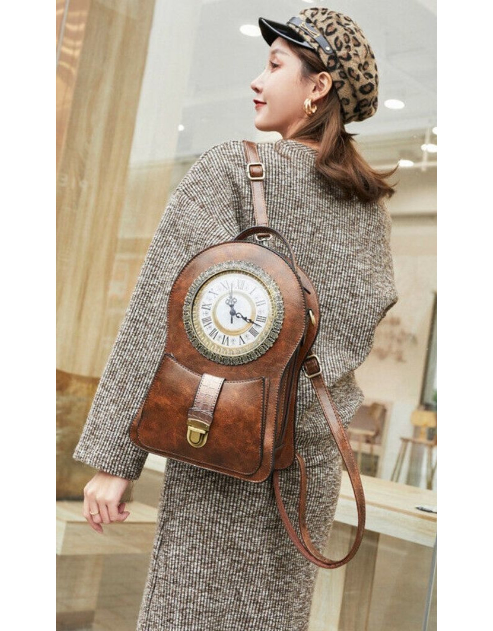 Buy Steampunk Leather Bag Gothic Vintage Messenger Bag Crossbody Purse and  Handbags for Women Fashion Ladies Shoulder Bag, Brown, Durable,vintage at  Amazon.in