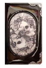 Alchemy Gothic and Steampunk wallets - Alchemy 3D lenticular purse  Skulls and Roses Diosurri