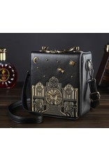 Magic Bags Retro tassen Vintage tassen - Retro Handtas met Echt Werkende Klok en Borduurwerk