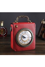 Magic Bags Retro bags  Vintage bags - Retro Handbag with Real Working Clock and Embroidery