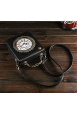 Magic Bags Retro bags  Vintage bags - Retro Handbag with Real Working Clock and Embroidery