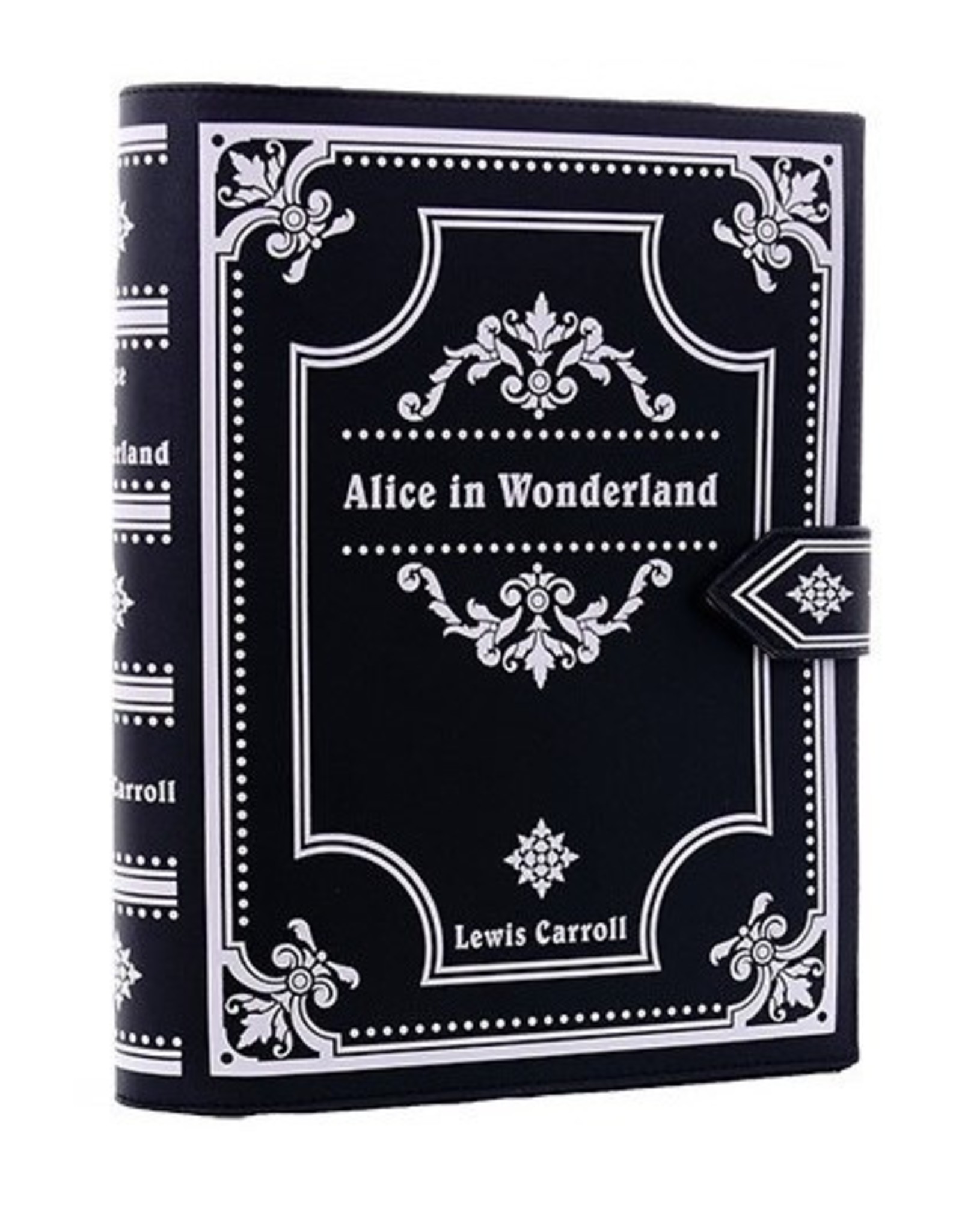 Restyle Gothic tassen Steampunk tassen -  Alice in Wonderland Zwart Boek-tas Restyle (zwart)