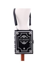 Restyle Gothic bags Steampunk bags - Alice in Wonderland Black Book-bag Restyle (black)