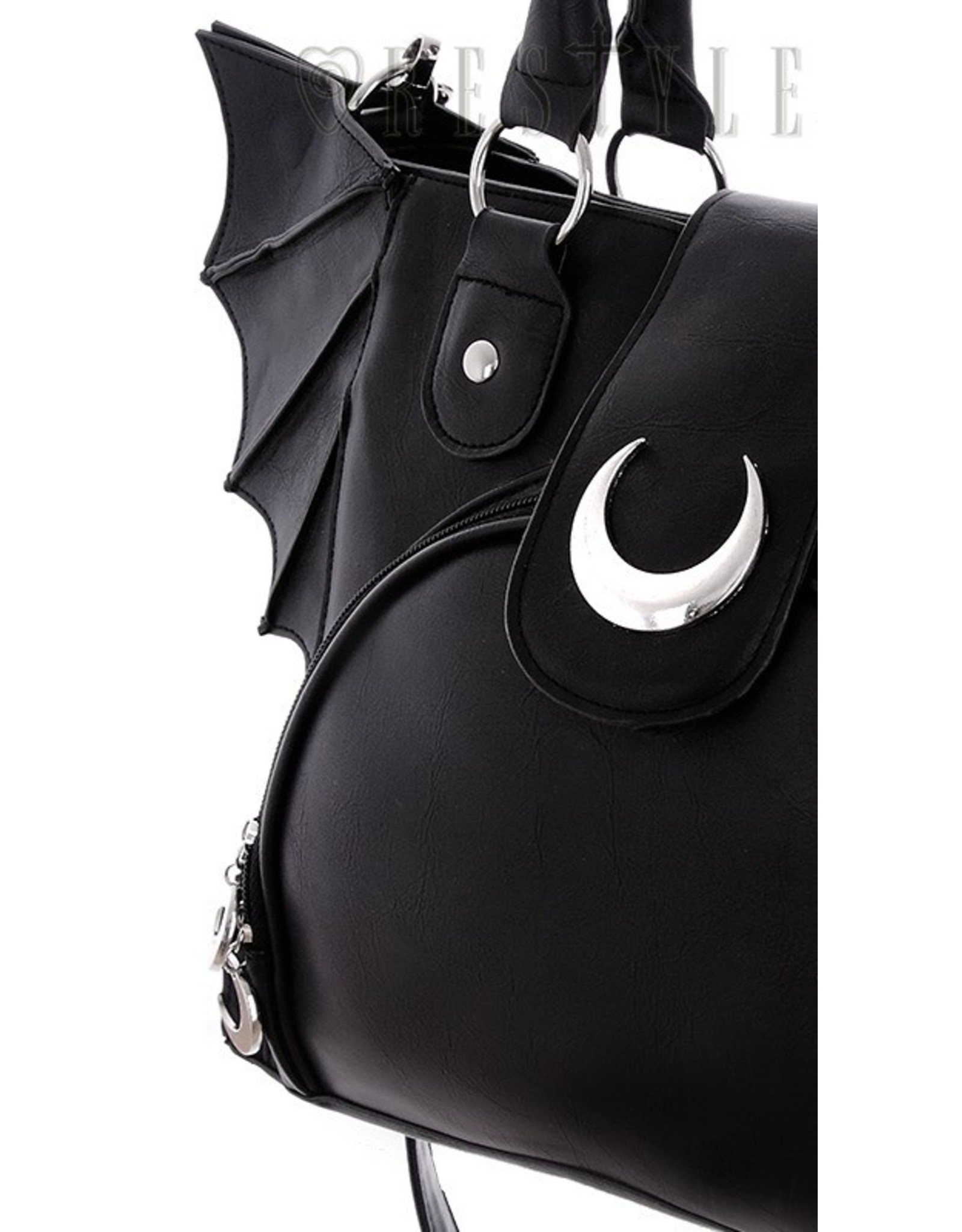 Restyle Gothic bags Steampunk bags - Moon Bat Gothic handbag Restyle