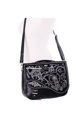 Restyle Gothic tassen Steampunk tassen -  Restyle Steampunk schooltas Black Mechanism