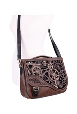 Restyle Gothic tassen Steampunk tassen -  Restyle Steampunk schooltas Brown Mechanism