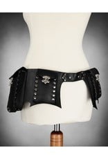 Restyle Gothic and Steampunk accessories - Restyle Steampunk Pocket Belt (black)