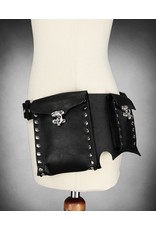 Restyle Gothic and Steampunk accessories - Restyle Steampunk Pocket Belt (black)