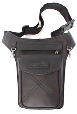 HillBurry Leather bags - HillBurry Leather Waist bag black