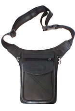 HillBurry Leather bags - HillBurry Leather Waist bag black