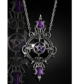 Restyle Gothic Necklace with Pentagram pendant Mystic Mirror