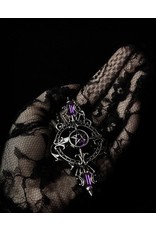 Restyle Gothic and Steampunk accessories - Gothic Necklace with Pentagram pendant Mystic Mirror