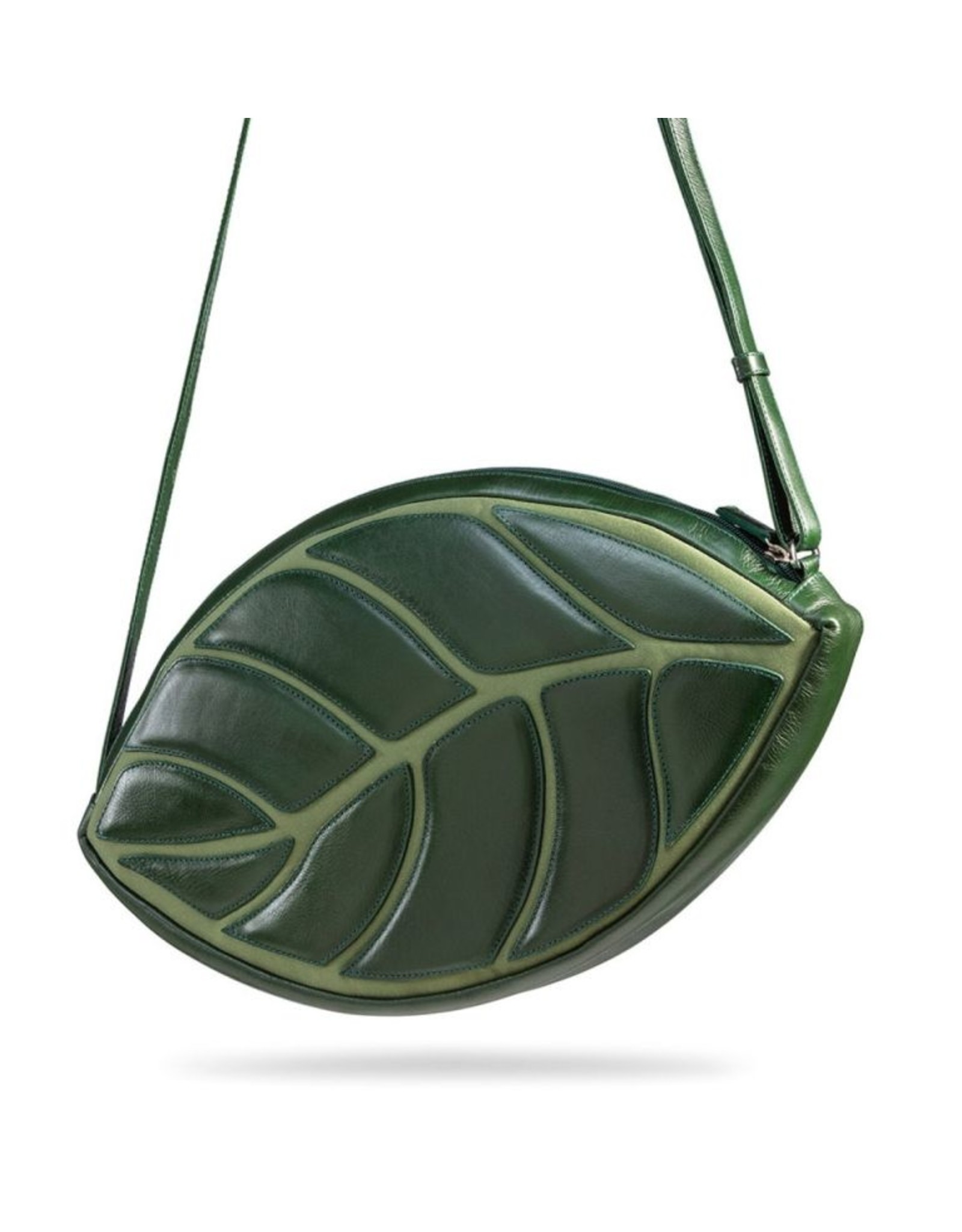 by-Lin Dutch Design Leather bags - by-Lin Dutch Design Daun Leathershoulder bag green