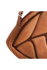 by-Lin Dutch Design Leather bags - by-Lin Dutch Design Daun Leather shoulder bag cognac