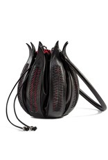 by-Lin Dutch Design Leather bags - by-Lin Dutch Design Tulip "Queen of the Night" Leather handbag