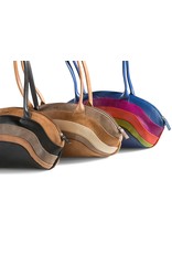 by-Lin Dutch Design Leather bags -by-Lin Dutch Design Rainbow leather shoulder bag
