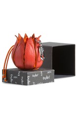 by-Lin Dutch Design Leather Wallets -by-Lin My Little Tulip Leather keychain  "Dubai"