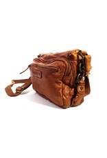 HillBurry Leather bags - HillBurry Leather Shoulder bag of Washed Leather tan