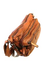 HillBurry Leather bags - HillBurry Leather Shoulder bag of Washed Leather tan