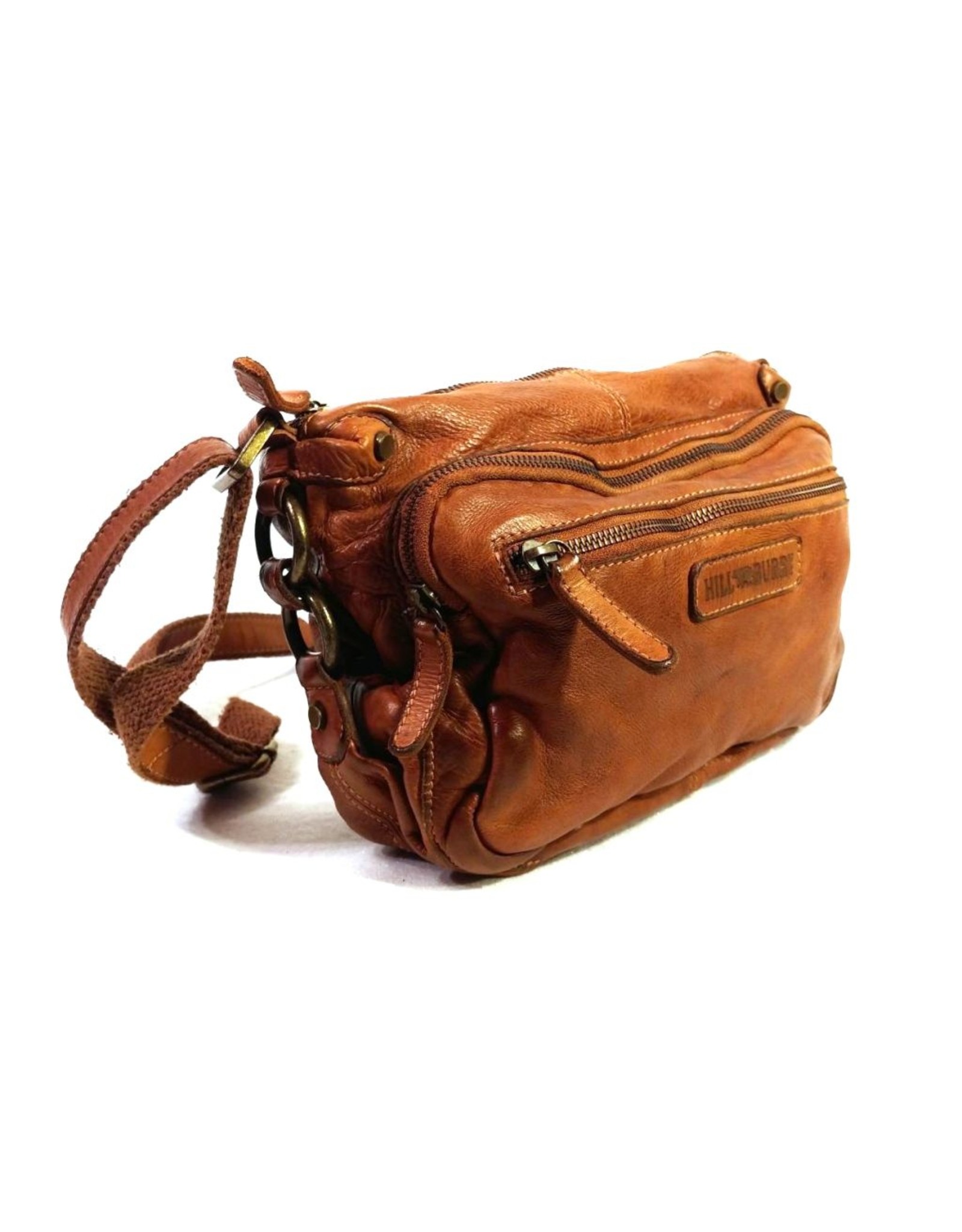 HillBurry Leather bags - HillBurry Leather Shoulder bag of Washed Leather tan