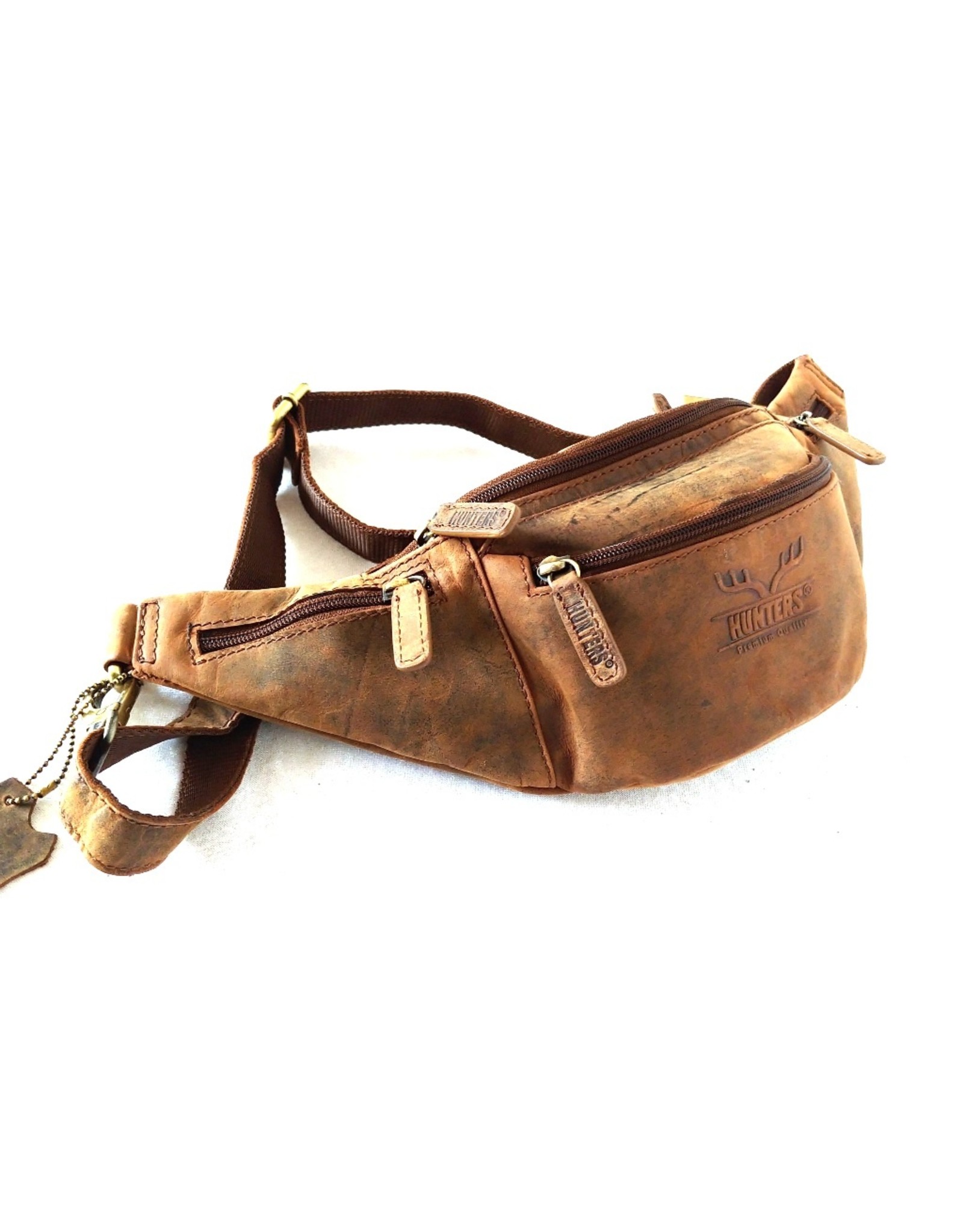 Hunters Leather bags - Hunters Leather Waist bag "Box" Brown