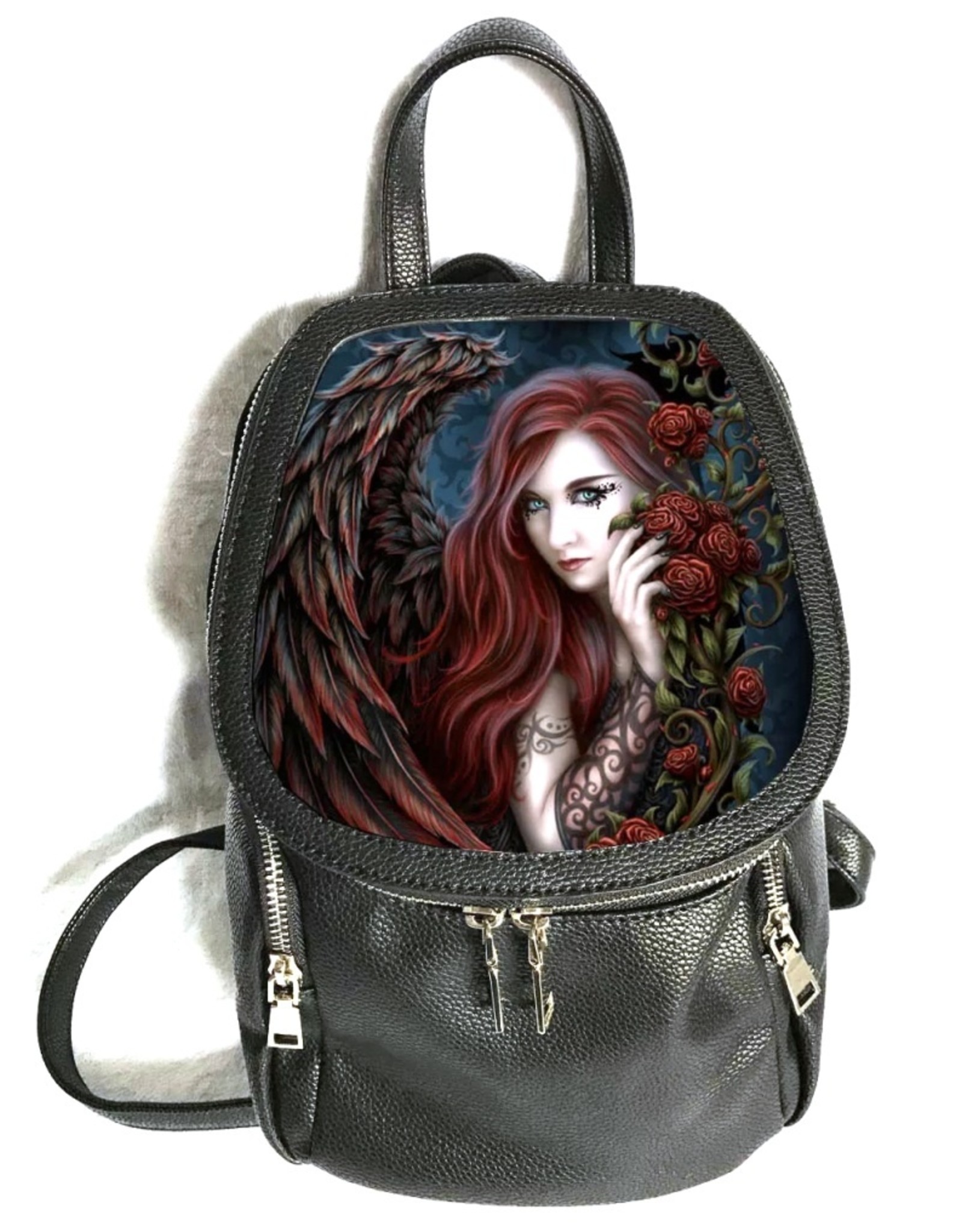 SheBlackDragon 3D Bags and Backpacks - SheBlackDragon Daemon La Rosa 3D lenticular backpack